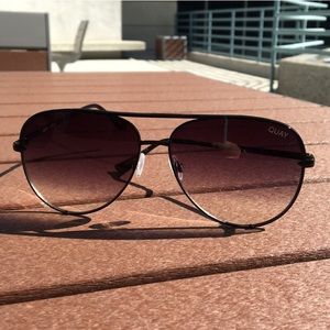 Quay desi sunglasses black fade
